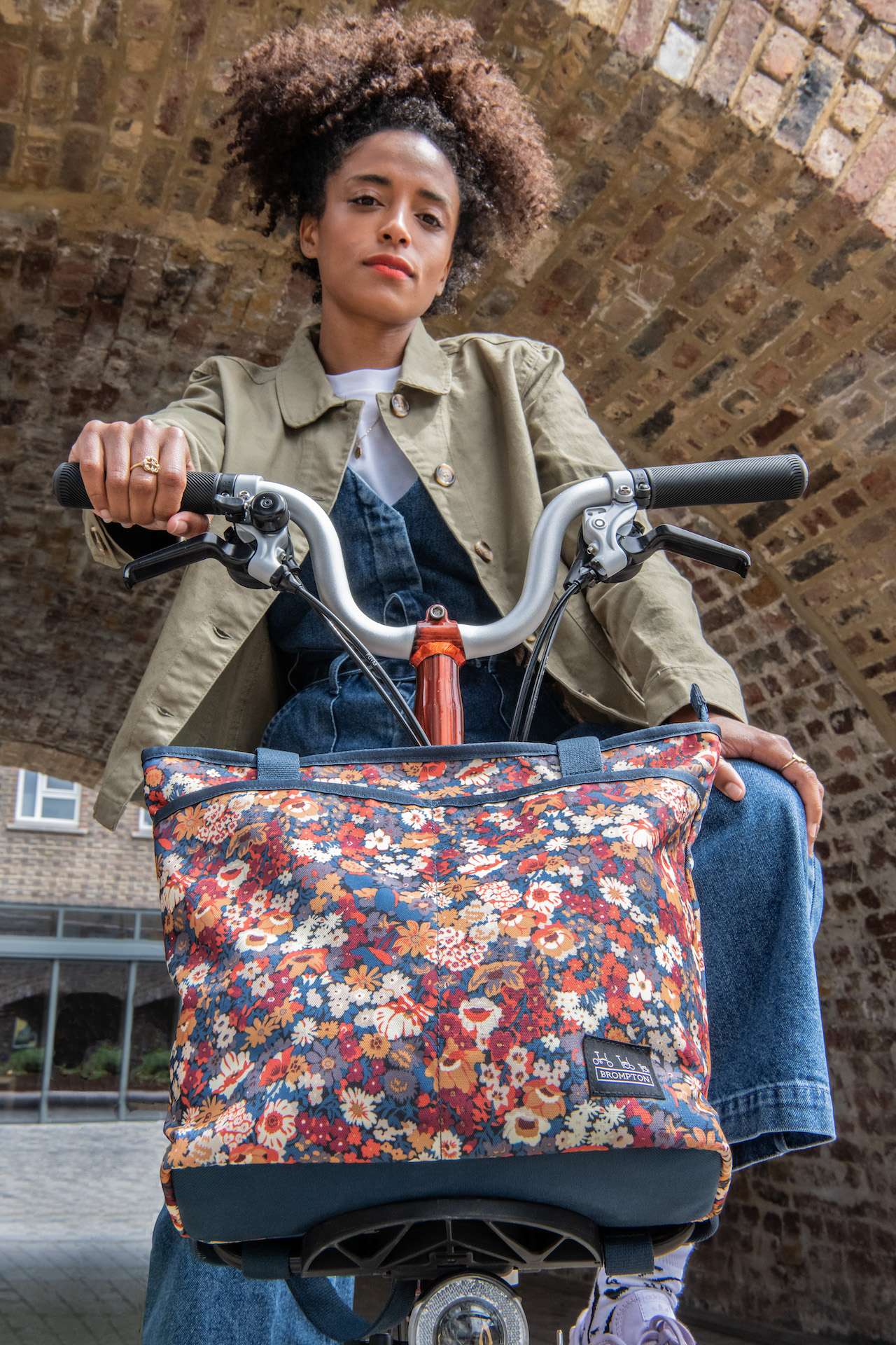 Brompton Tote Bag GroBe S 9 L Liberty Fabric Brompton Taschen Transport Teile Zubehor BOXBIKE